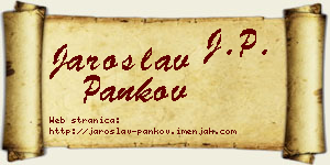 Jaroslav Pankov vizit kartica